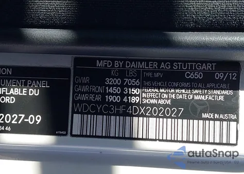 2013 Mercedes-Benz G 550 4Matic from USA, damaged, VIN WDCYC3HF4DX202027